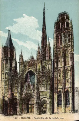 Rouen — Ensemble de la Cathédrale — Éditeur 'La Cigogne' n°139