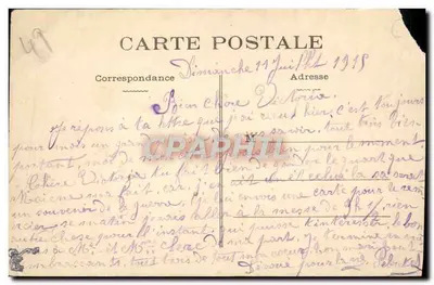 Nueil-sous-Passavant - O Calvário - Estrada de Vihiers — Editor Yasselier, n° 49 — Verso