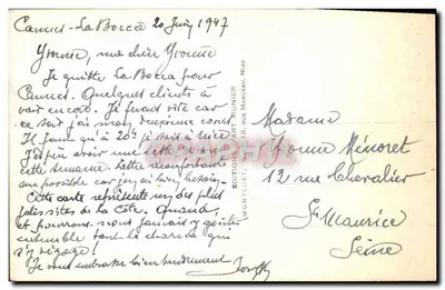 Le Trayas (Var) — Ogólny widok — Éditions Art Munier, n°21 — Rewers