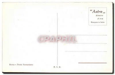 Zamek w ruinach — piękny widok — wydawnictwo 'Astro' — Rewers