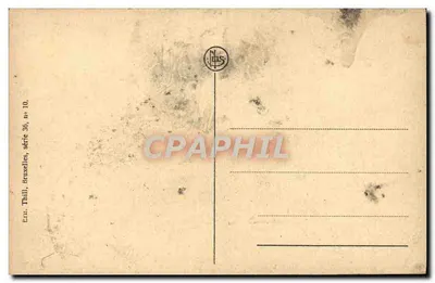 Louvain — Hotel de Correos — Editor Thill, serie 36, n° 10 — Reverso