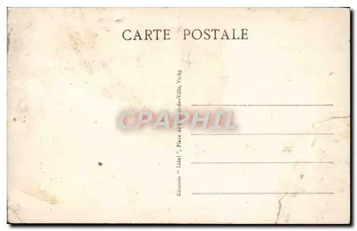 Château de Tournoeil — Le Donjon — Éditeur "Idéal" Vichy — Rückseite