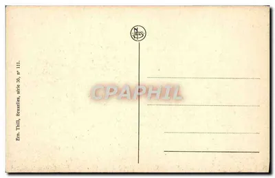 Louvain — Pomnik — Wydawca Thill, Bruksela, seria 36, nr 111 — Rewers