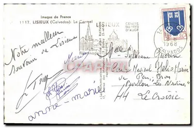 Lisieux (Calvados) — Karmel — Wydawca Raymon, nr 1117 — Rewers