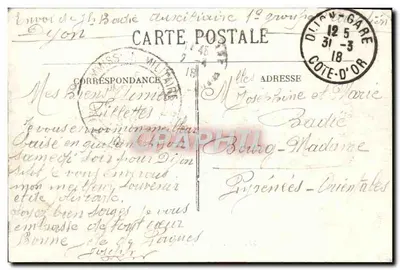LYON — Brug Morand — S. Farges, uitgave Lyon, n° 5740 — Achterkant