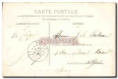 Besançon - Szpital św. Jakuba — wydawca nieznany, numer seryjny 135 — Rewers