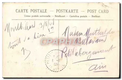 Montbéliard — Vue générale — éditeur non visible — Verso