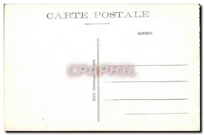 Saumur (M.-et-L.) — Zamek (XVe wiek), strona wschodnia, oraz Loara — R.D. — Rewers