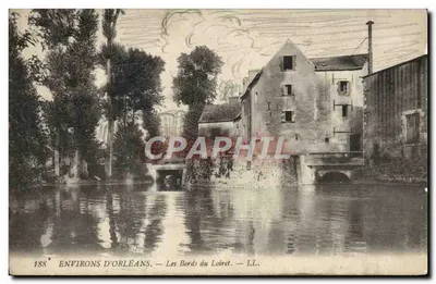 Arredores de Orléans — As margens do Loiret — LL. — N° 188