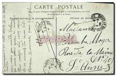 Amboise — A Capela e a Torre de César — Editor não identificado, n° 88 — Verso