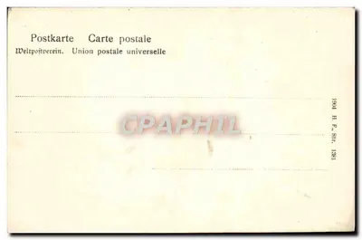 Strasbourg i. E. — Cesarski Sąd Krajowy i Katedra Świętego Piotra Młodego — H. F. Stift, 1904 — Rewers