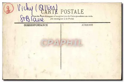 Vichy — Katedra św. Blasza — LL. n°233 — Rewers