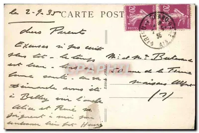 Petit-Abergement (Ain) — Most nad Seranem — Wydawnictwo ABBERGEMENT — Rewers
