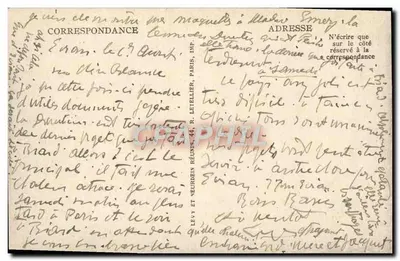Lago Léman — Castelo de Chillon e a Dent du Midi — LL — n° 2051 — Verso