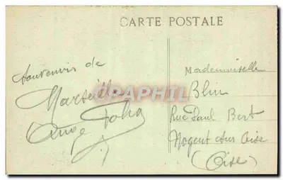 Marseille — Pałac Longchamp — F L — Rewers
