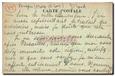 Angers - Abside van de Kerk van Sint Laud — Uitgave Larouote, Angers, n°37 — Achterkant
