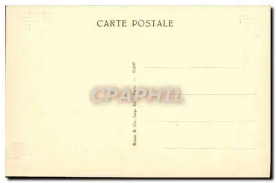 Spadanie liści — J.-F. Millet — Braun & Cie, Paryż, n° 45107 — Rewers