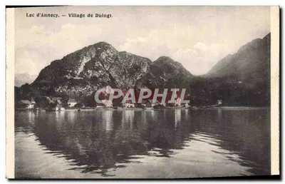 Lago de Annecy — Vila de Duingt — editor não identificado