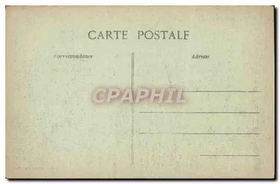 Reims in de Ruinen na de Retraite van de Duitsers — Hotel de Ville — Thoilllier, uitgever, Epernay — Achterkant