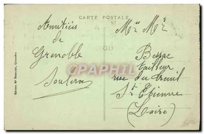 Grenoble — Vue générale et le Moucherotte — Vue prise de Ste-Marie-d'en-Haut — Rewers