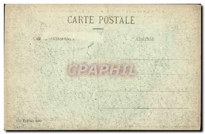 Reims nos anos de bombardeios 1914-18 — A Entrada da Avenida de Laon — Verso