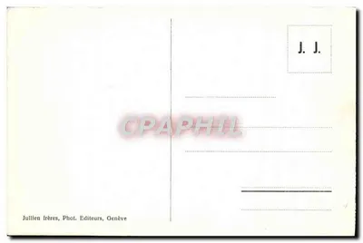 Chamonix - Plano Praz e o Monte-Blanco — J. J. 6004 — Verso
