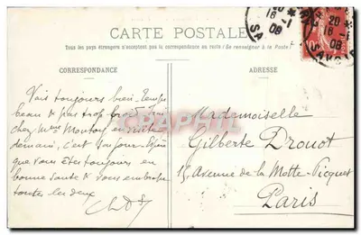 Chambéry - A Prefeitura — E. Reynaud Editor Chambéry, n° 307 — Verso