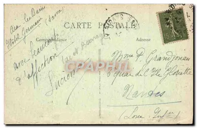 Lac du Bourget — vue prise de la route de la Chambotte à Chindrieux sur le promontoire de Chatillon — éditeur LA SAVOIE, n° 144 — Verso