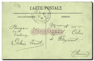 Verdun — Een tak van de Maas — LL. — Achterkant