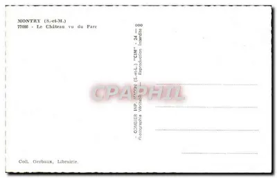 Montry (S.-et-M.) — Zamek widziany z Parku — CIM — Rewers