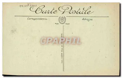 Chamonix — Morze lodowe i Aiguille du Dru — LL. — n° 104 — Rewers