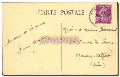 Sancerre — O Sino (Monumento Histórico) — A. G. n° 578 — Verso