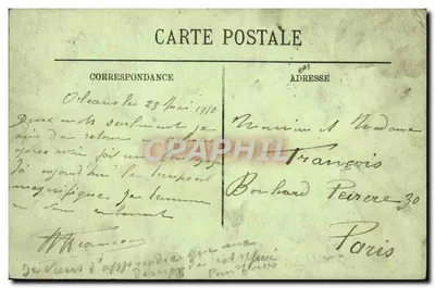 Dintorni di Orléans — Saint-Nicolas — Bords del Loirêt — Les Moulins — LL. — Verso