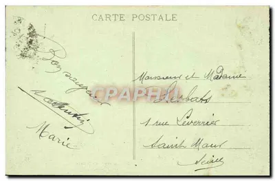 Le Havre - O Cais de Southampton e o Portão do Porto — Boussu, Ilustrador, Le Havre — Verso