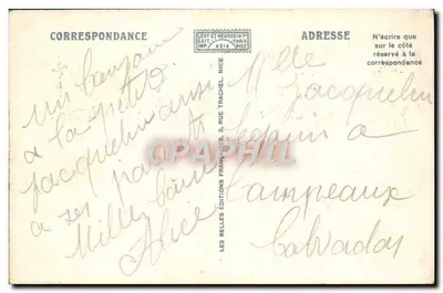 Nice — Ogólny widok z wieży zamku — Aldia, n°282 — Rewers