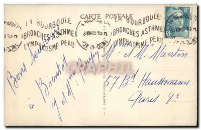 La Bourboule — Widok ogólny — G. D'O. 892 — Rewers
