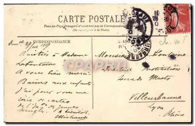 Bordeaux — Quais, widok z mostu — LL. nr 65 — Rewers