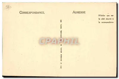 Lisieux — Stare domy ulicy Victor-Hugo — Wydawnictwo Maurice Duvéy, Lisieux — Rewers