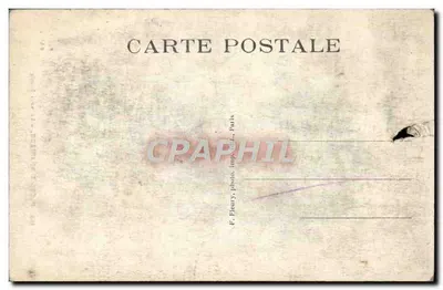 Bilhete postal antigo Le Plessis Robinson O Verdadeiro Árvore — Verso