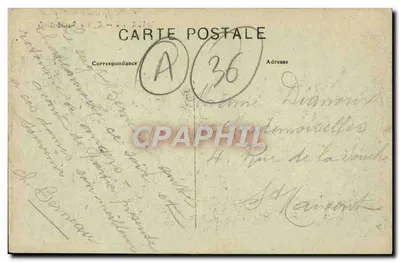 Châteauroux — Kościół św. Andrzeja — Kolekcja G. Châteauroux — Rewers