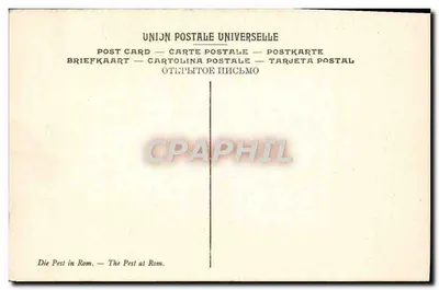 A Peste em Roma — Delaunay (J.) — Museu do Luxembourg, Paris — Verso