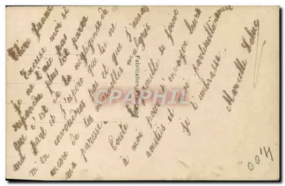 Młoda kobieta w kapeluszu z wstążką — DÉDÉ PARIS 811 — Rewers