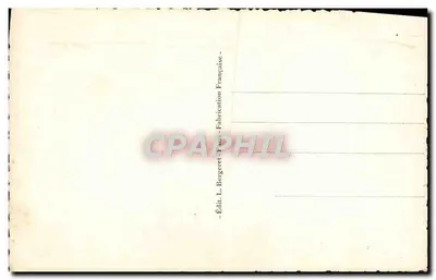 Miłośnicy na skałach — scena miłosna — L. Bergeret, Paryż, n° 366 — Rewers