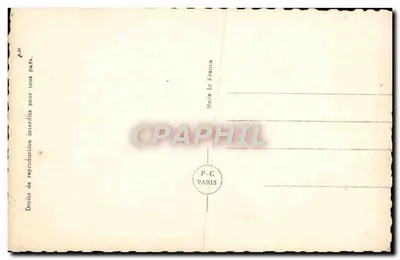 Pocztówka z pocałunkiem — wiersz miłosny — P-C PARIS n°3842 — Rewers