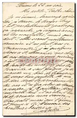 Eu te amo — proposta de casamento — PC Paris 1433 — Verso