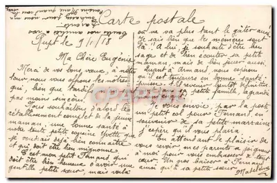 Flores em um carrinho de flores — DIX 685 — editor DIX — Verso