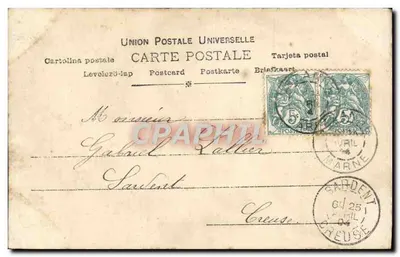 Léka i Mariette Sully — portrety — Ravillarger, Paryż, nr 880 — Rewers