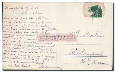 Bouquet of daisies — publisher A. P. No. 6670-4 — Back