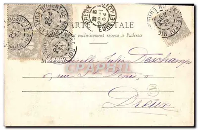 Le Gagnant du Gros Lot — scena pary pracujących — G. I., Paris — Rewers