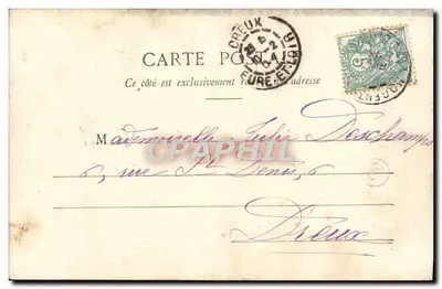 O Vencedor do Grande Prêmio — Cena de desespero — G. I., Paris — Verso